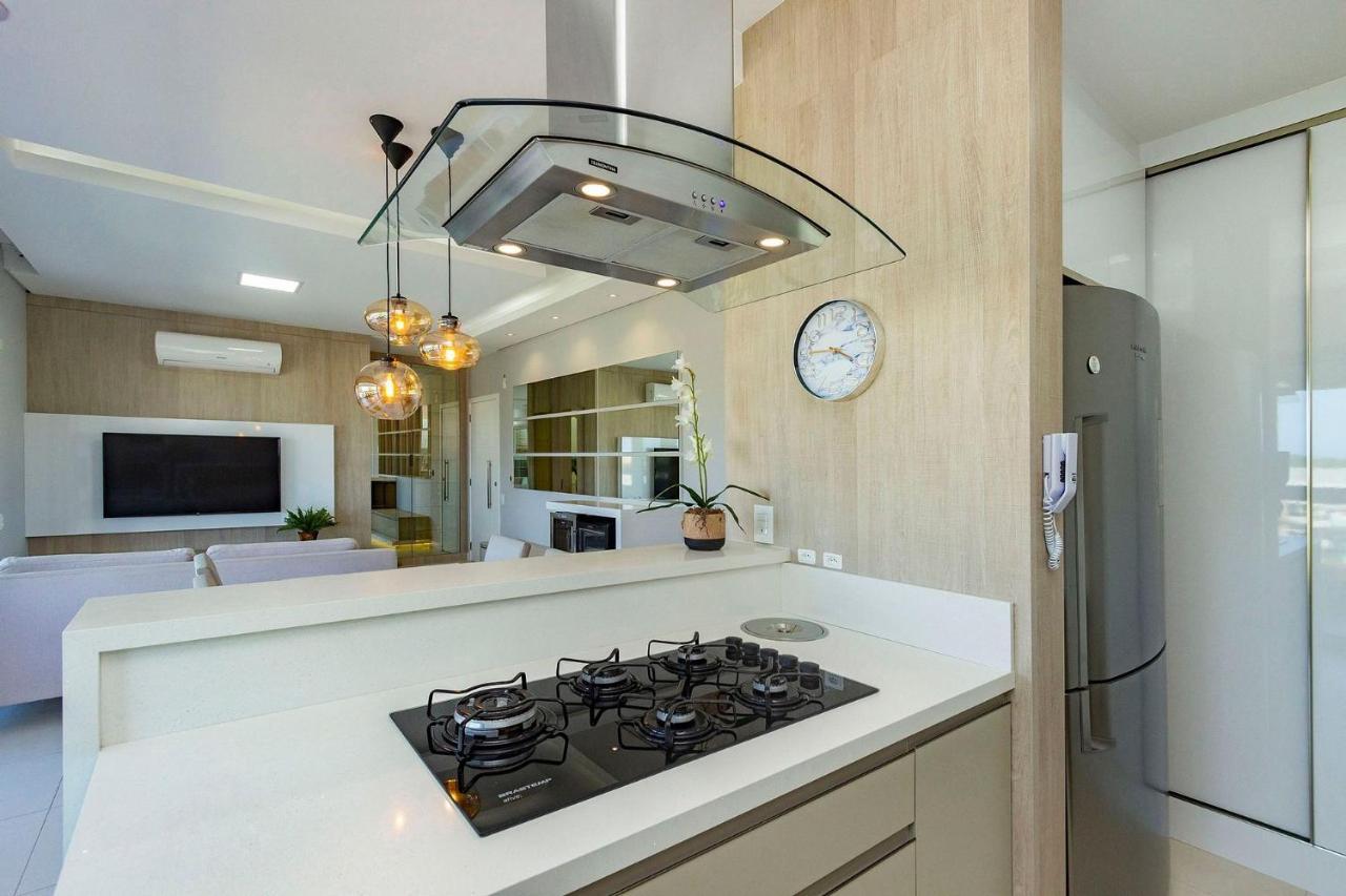 Punta Blu 102-9 - Apartamento De Alto Padrao Em Condominio Exclusivo, Quadra Poliesportiva - Piscina - Portaria 24H. Bombinhas Kültér fotó