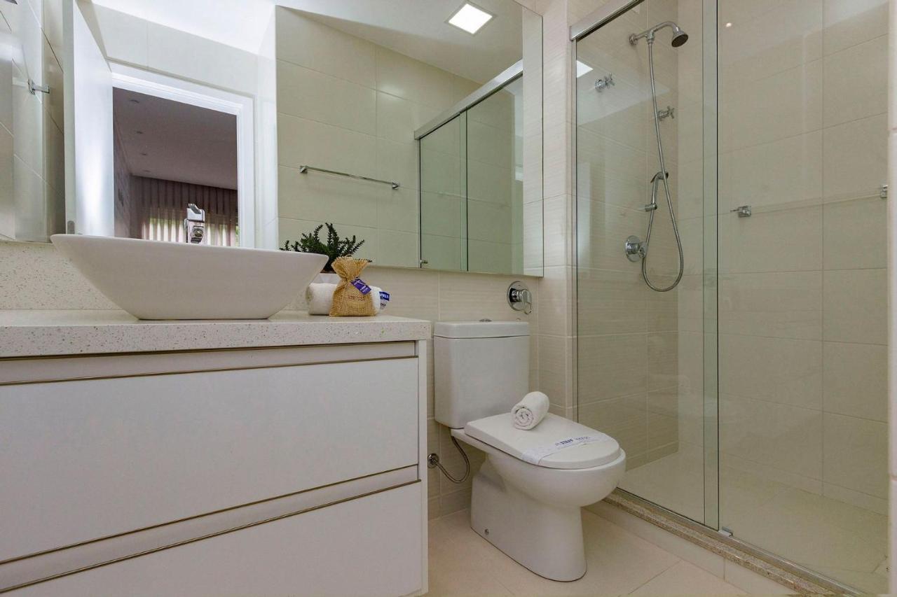 Punta Blu 102-9 - Apartamento De Alto Padrao Em Condominio Exclusivo, Quadra Poliesportiva - Piscina - Portaria 24H. Bombinhas Kültér fotó
